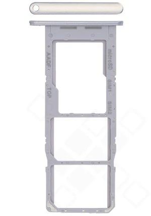 Samsung A146 Galaxy A14 5G Sim / SD Karten Halter (Halterung) silber