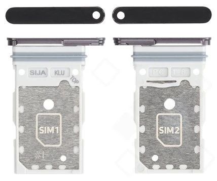 Samsung Galaxy S22 / Plus Sim Karten Halter (Halterung) phantom schwarz S901B S906B