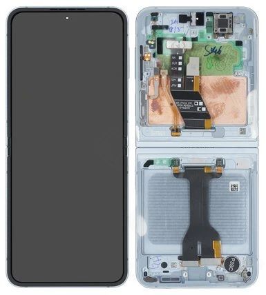 Samsung Galaxy Z Flip6 Display mit Touchscreen blau
