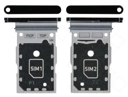 Samsung F936B Galaxy Z Fold4 Sim Karten Halter (Halterung) schwarz