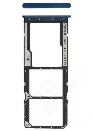 Xiaomi Redmi 12C Sim / SD Karten Halter (Halterung) blau