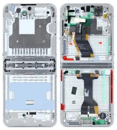 Samsung F731B Galaxy Z Flip5 Display Rahmen (Gehäuse) cream