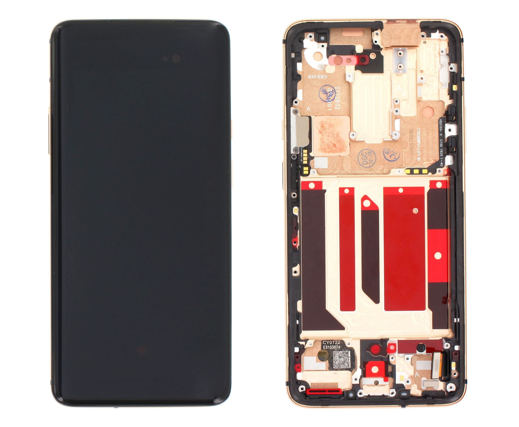 OnePlus 7 Pro Display Einheit Almond Gold Dual Sim