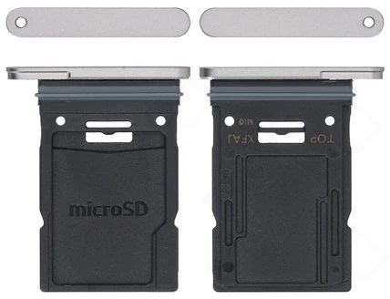 Samsung Galaxy Tab S9 FE+ Sim Karten Halter (Halterung) silber X610