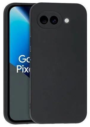 Silikon / TPU Hülle Google Pixel 10a in candy schwarz - Schutzhülle