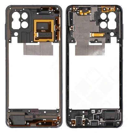 Samsung M325 Galaxy M32 Mittel Gehäuse (Rahmen) schwarz