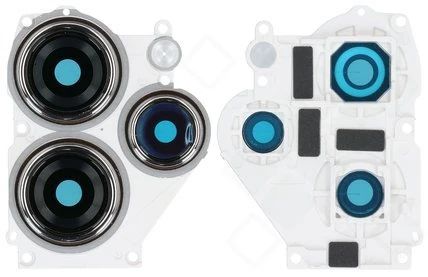 Xiaomi Redmi 12 4G Kamera Gehäuse (Blende) silber + Scheibe