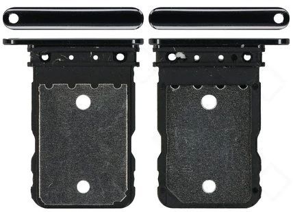 Google Pixel 7 Pro Sim / SD Karten Halter (Halterung) schwarz obsidian