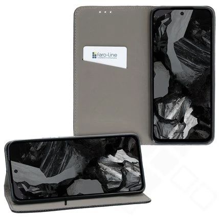 Klapp-Tasche Klassik (Book Style) Google Pixel 8a schwarz - Schutzhülle