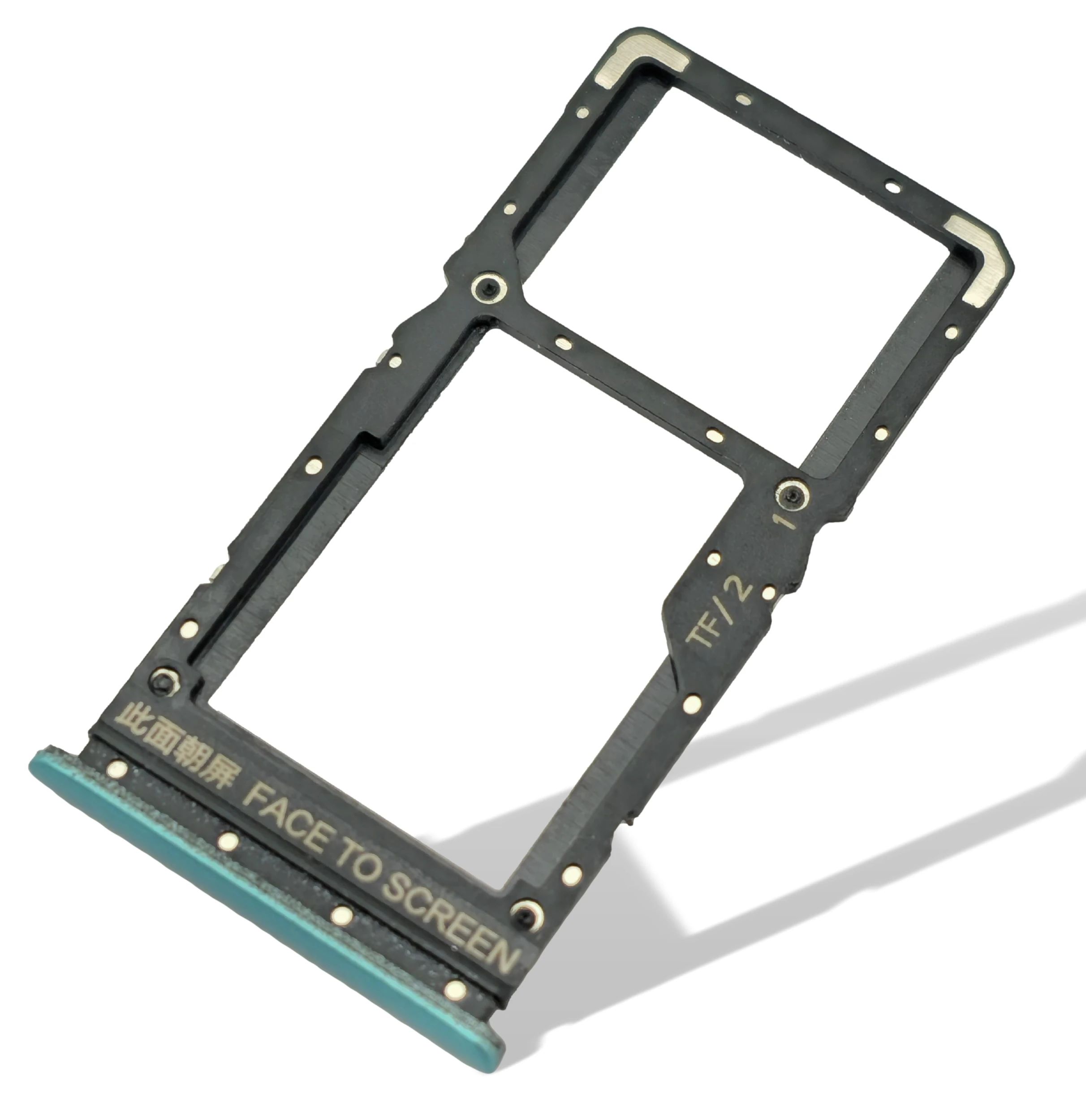 Xiaomi Redmi Note 10 5G Sim / SD Karten Halter (Halterung) aurora green (grün)