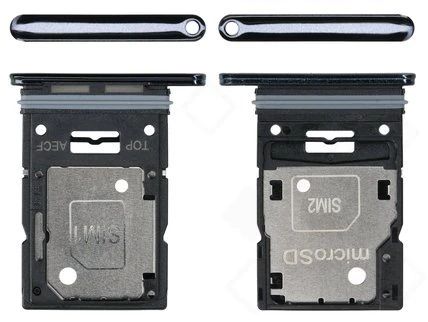 Samsung A536 Galaxy A53 Sim / SD Karten Halter (Halterung) schwarz