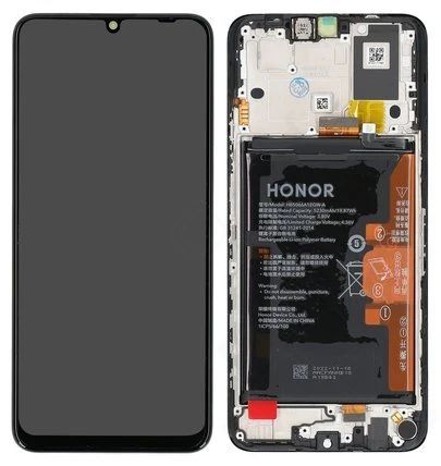 Honor X7a Display mit Touchscreen schwarz