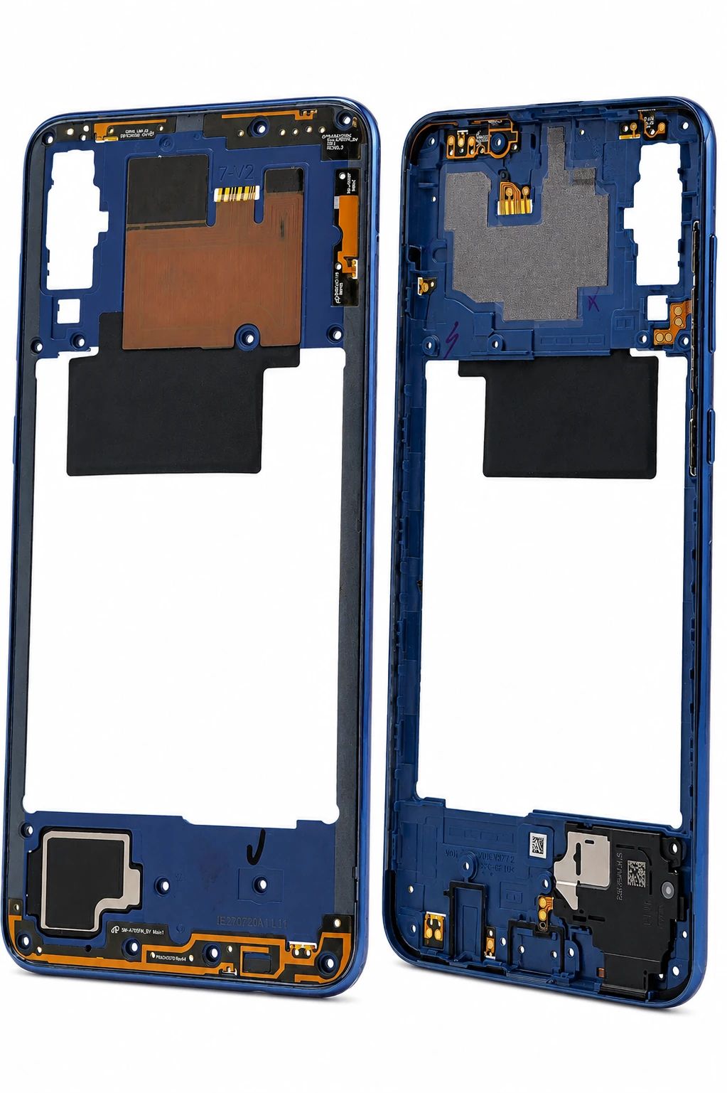 Samsung A705 Galaxy A70 Mittelgehäuse (Rahmen) blau