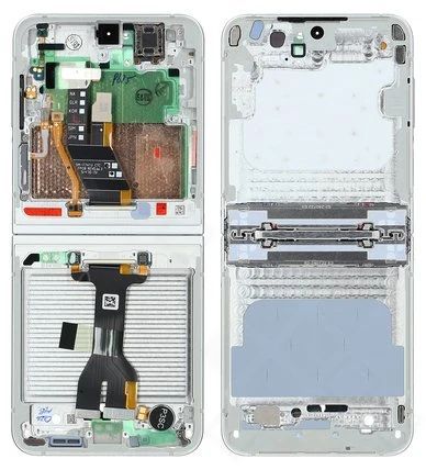 Samsung Galaxy Z Flip6 Display Rahmen (Gehäuse) weiss