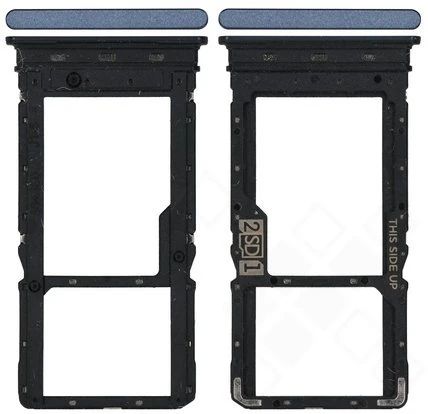 Motorola Moto G62 5G Sim / SD Karten Halter (Halterung) grau