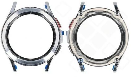 Samsung Watch 4 classic Front Gehäuse mit Seitentasten silber R880 R885