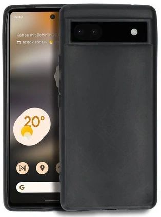 Silikon / TPU Hülle Google Pixel 6a in candy schwarz - Schutzhülle