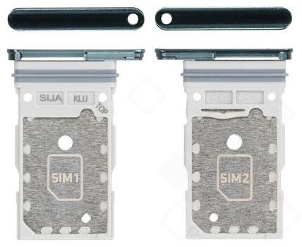 Samsung Galaxy S22 / Plus Sim Karten Halter (Halterung) grün S901B S906B