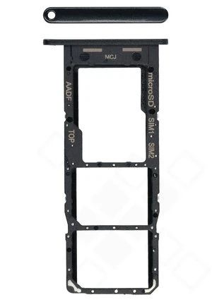 Samsung A146 Galaxy A14 5G Sim / SD Karten Halter (Halterung) schwarz