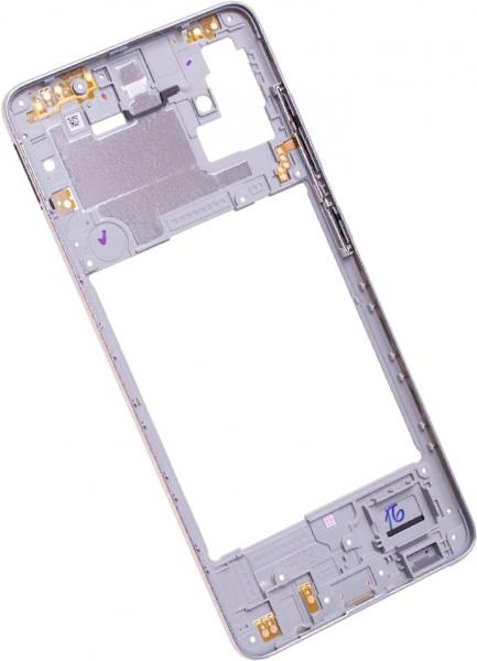 Samsung A515 Galaxy A51 Mittelgehäuse Cover weiß