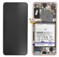 Samsung G991 Galaxy S21 Display mit Touchscreen pink