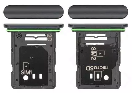 Sony Xperia 10 III Sim / SD Karten Halter (Halterung) schwarz XQ-BT52