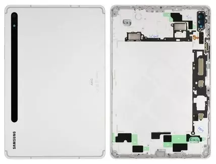 Samsung Galaxy Tab S8 Akkudeckel (Rückseite) silber X700N X706B