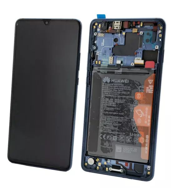 Huawei Mate 20 X Display mit Akku blau