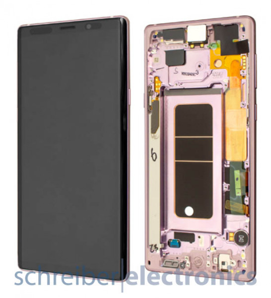 Samsung N960F Galaxy Note 9 Display mit Touchscreen Lila