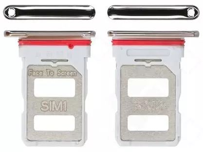Xiaomi Mi 11i Sim Karten Halter (Halterung) celestial silver (silber)