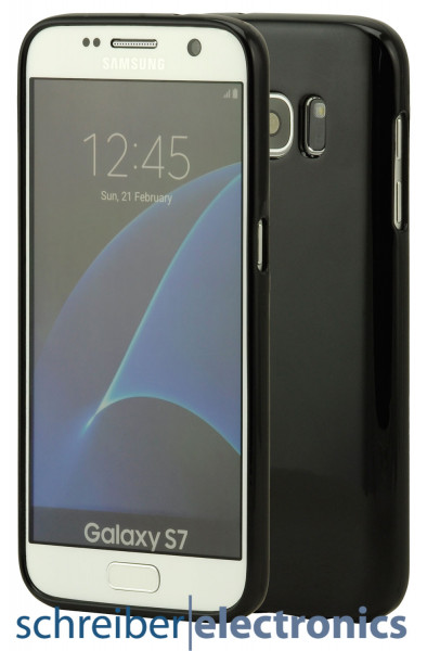 Samsung J320F Galaxy J3 (2016) Silikon Hülle schwarz