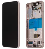 Samsung S901B Galaxy S22 Display mit Touchscreen pink gold S901B