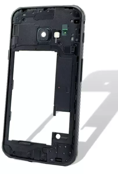 Samsung G398F Galaxy Xcover 4s Mittel Gehäuse + Kamerascheibe + Tasten