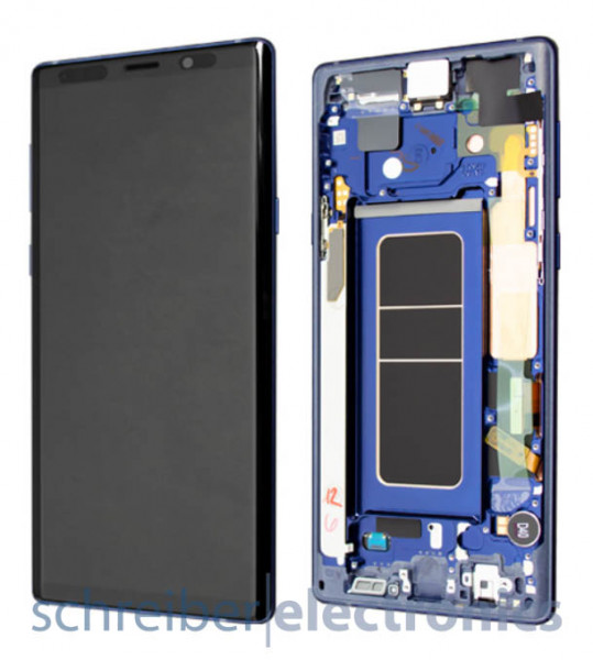 Samsung N960F Galaxy Note 9 Display mit Touchscreen Blau