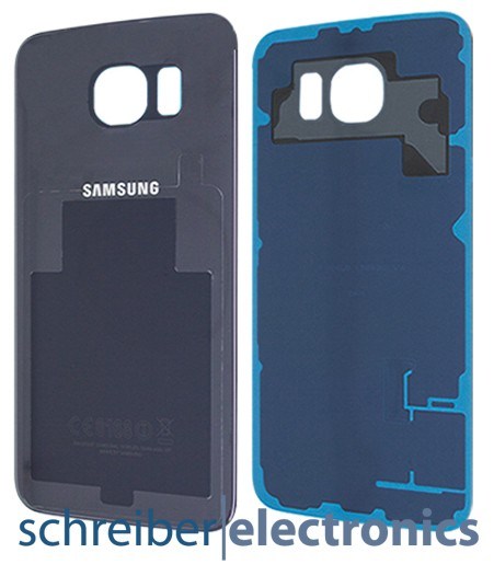 Samsung G920 Galaxy S6 Akkudeckel / Rückseite schwarz
