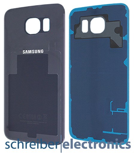 Samsung G920 Galaxy S6 Akkudeckel / Rückseite schwarz