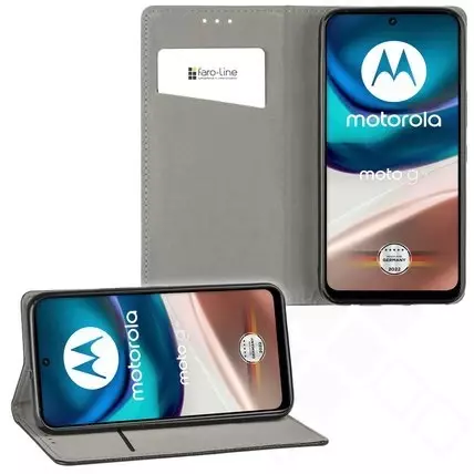 Klapp-Tasche Klassik (Book Style) Motorola Moto G42 schwarz - Schutzhülle