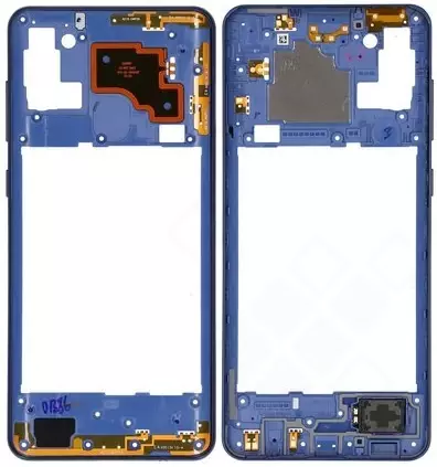 Samsung A217 Galaxy A21s Mittelgehäuse (Rahmen) blau