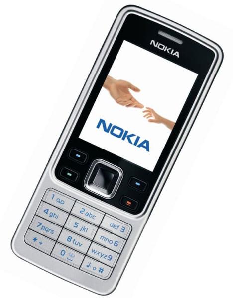 Nokia 6300 Handy silber