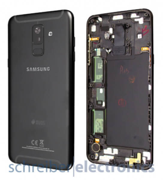 Samsung A605 Galaxy A6+ (2018) Akkudeckel (Rückseite) schwarz