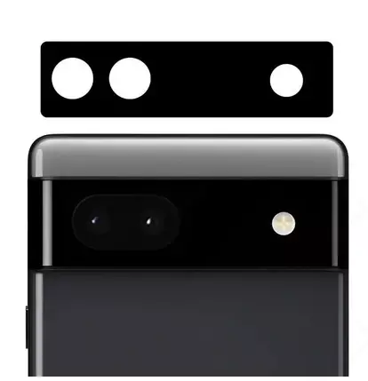 Echtglasfolie Haupt Kamera (Rückseite) Google Pixel 6a (Schutzfolie)
