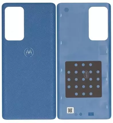 Motorola Edge 20 Pro Akkudeckel (Rückseite) blau (vegan leather)