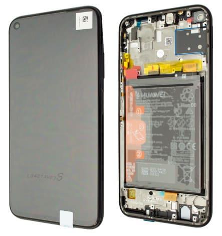 Huawei P40 Lite Display mit Touchscreen + Akku schwarz