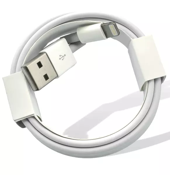 Apple iPhone MD819 Datenkabel Lightning - USB weiß 2m