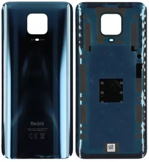Xiaomi Redmi Note 9 Pro / 9S Akkudeckel (Rückseite) schwarz grau