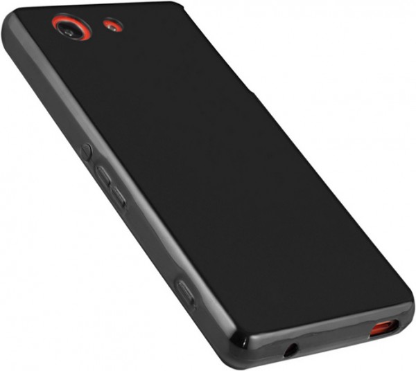 Sony Z5 compact Silikon-Hülle / Tasche schwarz
