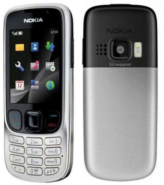 Nokia 6303 Classic Handy silber