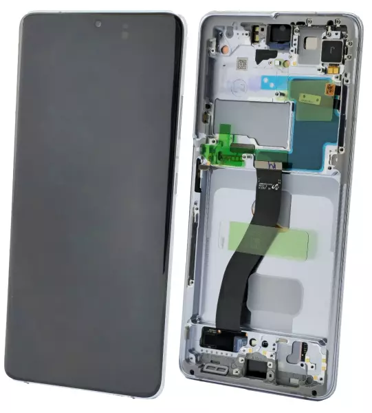 Samsung G998 Galaxy S21 Ultra Display mit Touchscreen silber