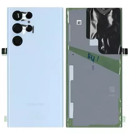 Samsung S908B Galaxy S22 Ultra Akkudeckel (Rückseite) sky blue (blau)