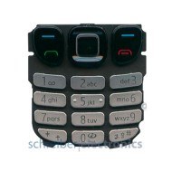 Nokia 6303 classic Tastatur (Tastenmatte) silber